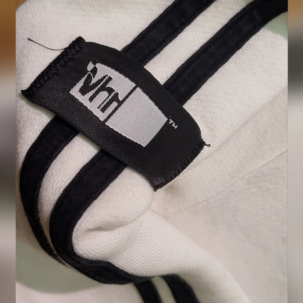 Roots Vintage White Vh-One Front Zip Hoodie S - Picture 4 of 6
